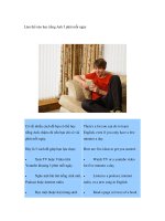 Làm thế nào học tiếng Anh 5 phút mỗi ngày docx