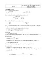 Toán học 11 - Đề số 6 ppt