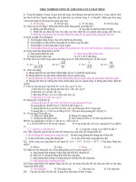 TRẮC NGHIỆM LƯỢNG TỬ ÁNH SÁNG-VẬT LÝ HẠT NHÂN potx