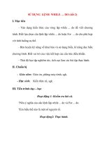 Giáo án Tin Học lớp 8 Ban Tự Nhiên: SỬ DỤNG LỆNH WHILE … DO (tiết 2) doc