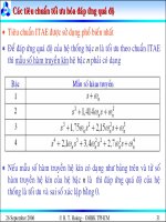 Bài giảng lý thuyết điều khiển tự động - Đánh giá chất lượng hệ thống điều khiển part 7 docx