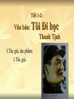 Ngữ văn lớp 6 tôi đi học