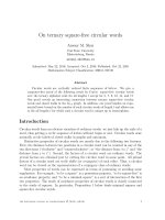 Báo cáo toán học: 