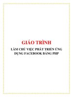 Làm chủ việc phát triển ứng dụng Facebook bằng PHP ppt