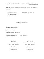 Biểu mẫu quyết định số 17/QĐ-KSTT ngày 18 tháng 07 năm 2011 ban hành quy trình docx