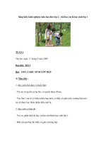 Sáng kiến kinh nghiệm môn đạo đức lớp 2 – bài học em là học sinh lớp 1 doc