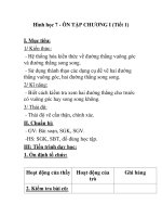 Hình học 7 - ÔN TẬP CHƯƠNG I (Tiết 1) ppsx