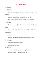 Giáo án Hình Học lớp 10: HỆ TRỤC TOẠ ĐỘ(1) pps