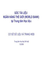 CƠ SỞ DỮ LIỆU VÀ TRANG WEB pot