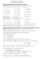 CỰC TRỊ CỦA HÀM SỐ (1) pps