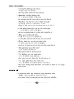 Tự học giao tiếp tiếng Hàn cơ bản phần 28 pptx