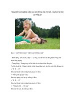 Sáng kiến kinh nghiệm mầm non môn thể dục lớp 3-4 tuổi – tập theo bài chú ga trống gọi pdf