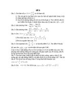 Đề ôn tập môn toán - đề 34 pptx