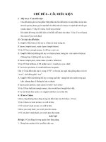 CHỦ ĐỀ 6 – CÂU ĐIỀU KIỆN ppsx