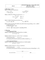 Toán học 11 - Đề số 2 ppsx