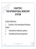 TÀI CHÍNH QUỐC TẾ - CHƯƠNG 2 pptx