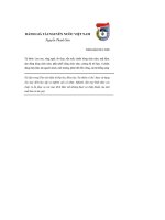 Đánh giá tài nguyên nước việt nam