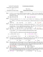 Kỳ thi thử đại học lần thứ ba Môn: Vật Lý pdf