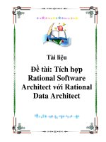 Tích hợp Rational Software Architect với Rational Data Architect pptx