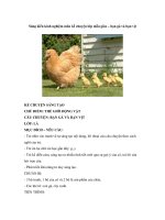 Sáng kiến kinh nghiệm môn kể chuyện lớp mẫu giáo – bạn gà và bạn vịt pptx