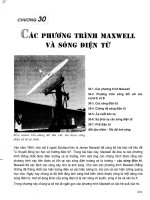 Vật lí đại cương các nguyên lí và ứng dụng - Tập 2 Điện từ, dao động và sóng - Chương 30 pptx