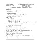 Đề kiểm tra học kì đầu năm môn toán lớp 8 pps