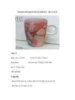 Sáng kiến kinh nghiệm môn mỹ thuật lớp 2 – bài vẽ cái cốc pptx