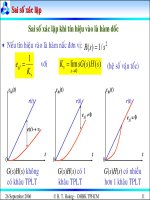 Bài giảng lý thuyết điều khiển tự động - Đánh giá chất lượng hệ thống điều khiển part 3 ppsx