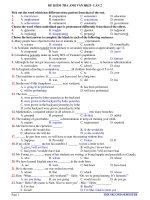 ĐỀ KIỂM TRA ANH VĂN HKII - LẦN 2 pot