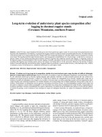 Báo cáo lâm nghiệp: 