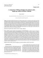 Báo cáo lâm nghiệp: 