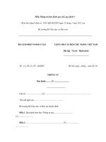 Mẫu Thông tư (ban hành quy chế, quy định*) ppsx