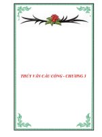 THỦY VĂN CẦU CỐNG - CHƯƠNG 3 docx