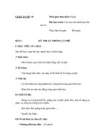 SỔ GIÁO ÁN THỰC HÀNH TRỒNG TRỌT CHĂN NUÔI - GIÁO ÁN SỐ 10 ppt