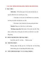 Giáo án Sinh Học lớp 12 Ban Tự Nhiên: CÁC CHU TRÌNH SINH ĐỊA HÓA TRONG HỆ SINH THÁI. doc