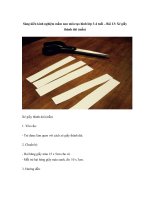 Sáng kiến kinh nghiệm mầm non môn tạo hình lớp 3-4 tuổi – Bài 13: Xé giấy thành dải (mẫu) ppsx