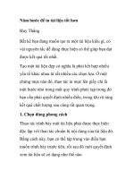 Năm bước để in tài liệu tốt hơn pot