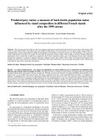 Báo cáo lâm nghiệp: 