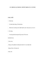 CÁC ĐỊNH LUẬT KE-PLE. CHUYỂN ĐỘNG CỦA VỆ TINH docx