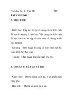 Hình hoc lớp 9 - Tiết 34: TẬP CHƯƠNG pot