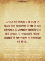 Khám phá và trải nghiệm Tây Nguyên ppsx