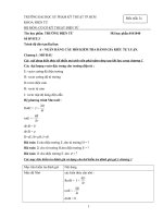NGÂN HÀNG CÂU HỎI KIỂM TRA ĐÁNH GIÁ KIỂU TỰ LUẬN BỘ MÔN CƠ CỞ KỸ THUẬT ĐIỆN TỬ docx