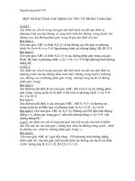 MỘT SỐ BÀI TOÁN XÁC ĐỊNH CÁC YẾU TỐ TRONG TAM GIÁC potx