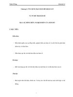 ỨNG DỤNG ĐẠO HÀM ĐỂ KHẢO SÁT VÀ VẼ ĐỒ THỊ HÀM SỐ pptx