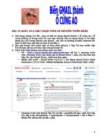 Biến gmail thành ổ cứng ảo ppt