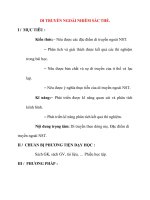 Giáo án Sinh Học lớp 12 Ban Tự Nhiên: DI TRUYỀN NGOÀI NHIỄM SẮC THỂ ppt