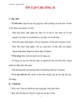 Giáo án Toán 12 ban cơ bản : Tên bài dạy : ÔN TẬP CHƯƠNG II pdf