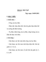 Tiết 10. BÀI TẬP pot