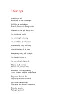 CA DAO TỤC NGỮ TRONG HOẠT ĐỘNG LAO ĐỘNG - 4 ppsx