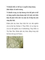 Vi khuẩn biển có thể tạo ra nguồn năng lượng thân thiện với môi trường pdf